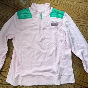 Vineyard Vines Pink and Green Sweatshirt